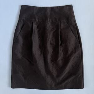 NWT Theory Lacey N Articulate Black Mini Skirt